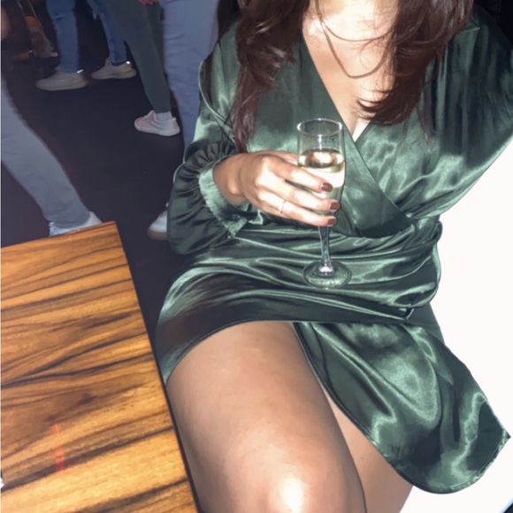 Zara Satin Dress - Picture 1 of 3